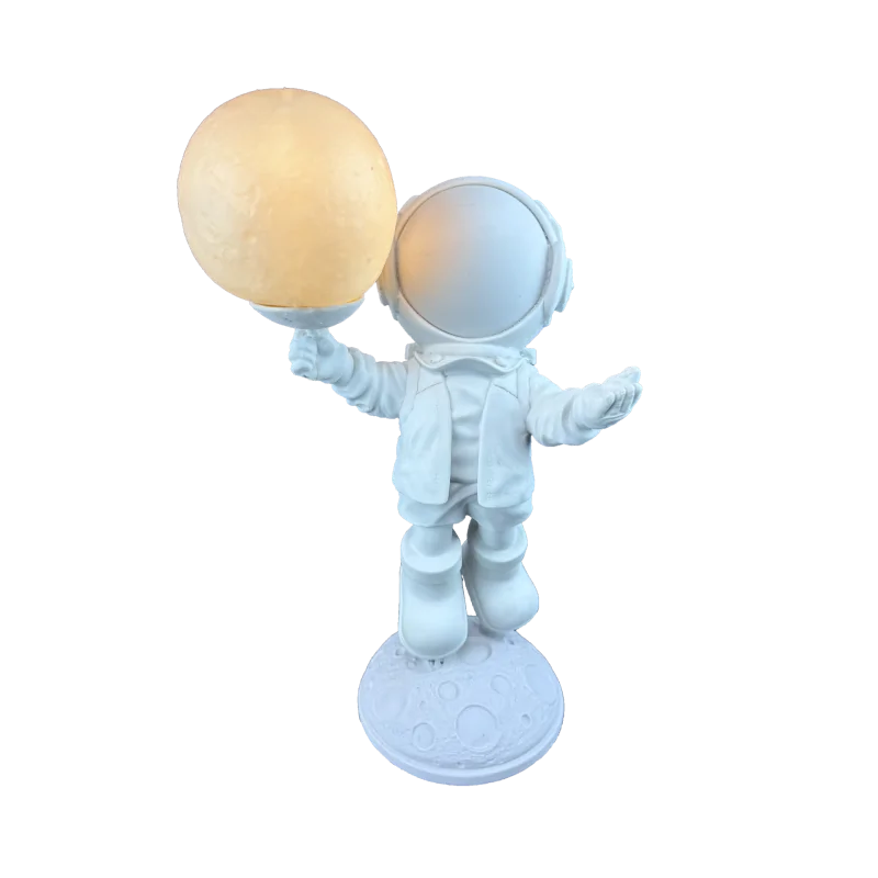 HYK1093 Lambalı Astronot Ham Polyester Obje