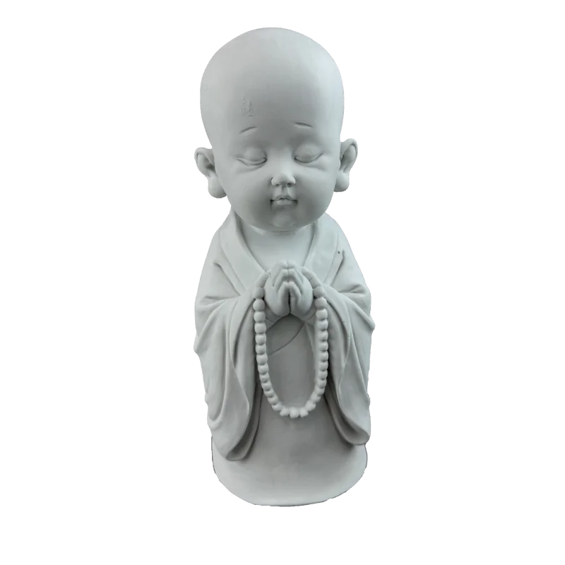 HYK1100 Ayakta Meditasyon Buda Ham Polyester Obje