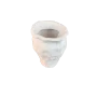 HYK1139 Küçük Dokulu Vazo Ham Polyester Obje HYK1139 Küçük Dokulu Vazo Ham Polyester Obje