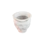 HYK1139 Küçük Dokulu Vazo Ham Polyester Obje HYK1139 Küçük Dokulu Vazo Ham Polyester Obje
