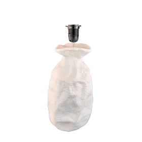 HYK1140 Büyük Dokulu Abajur Ham Polyester Obje