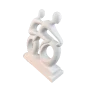 HYK1145 Soyut Bisiklete Binen Çift Ham Polyester Obje