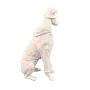 HYK1159 Kapüşonlu Köpek Ham Polyester Obje HYK1159 Kapüşonlu Köpek Ham Polyester Obje