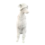 HYK1159 Kapüşonlu Köpek Ham Polyester Obje HYK1159 Kapüşonlu Köpek Ham Polyester Obje