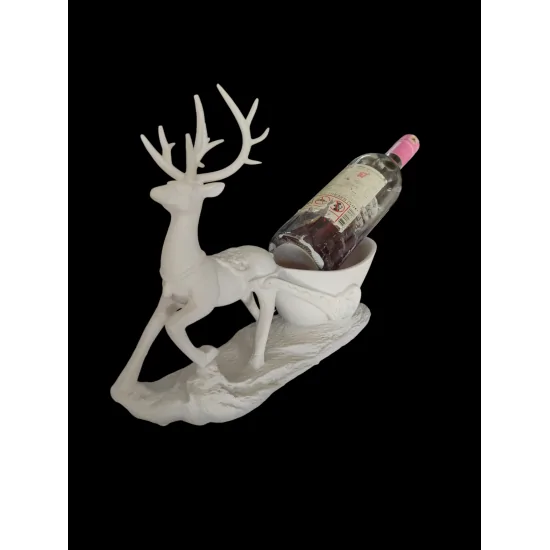 HYK1169 Bambi Şaraplık Ham Polyester Obje HYK1169 Bambi Şaraplık Ham Polyester Obje