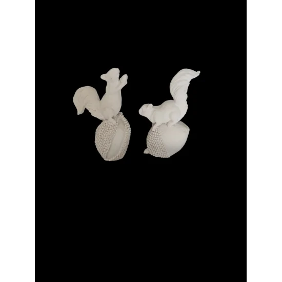 HYK1180 2'li Sincap Ham Polyester Obje HYK1180 2'li Sincap Ham Polyester Obje
