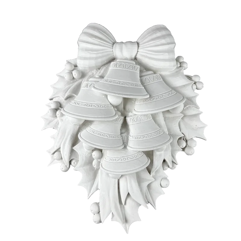 HYK1203 Yılbaşı Kapı Süsü Ham Polyester Obje
