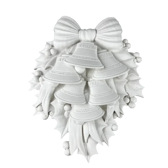 HYK1203 Yılbaşı Kapı Süsü Ham Polyester Obje HYK1203 Yılbaşı Kapı Süsü Ham Polyester Obje