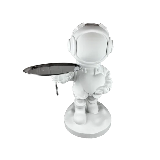 HYK1207 Tepsili Astronot Garson Ham Polyester Obje HYK1207 Tepsili Astronot Garson Ham Polyester Obje