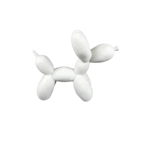 HYK1209 Balon Köpek Küçük Ham Polyester Obje