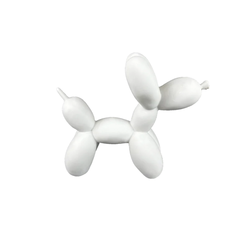HYK1209 Balon Köpek Küçük Ham Polyester Obje