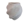 HYK1223 Küçük Hasırlı Saksı Ham Polyester Obje HYK1223 Küçük Hasırlı Saksı Ham Polyester Obje