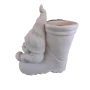 HYK1227 Çizme Üzerinde Oturan Cüce Ham Polyester Obje HYK1227 Çizme Üzerinde Oturan Cüce Ham Polyester Obje