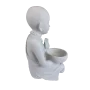 HYK1240 Buda Çocuk Kase Tutan Ham Polyester Obje HYK1240 Buda Çocuk Kase Tutan Ham Polyester Obje