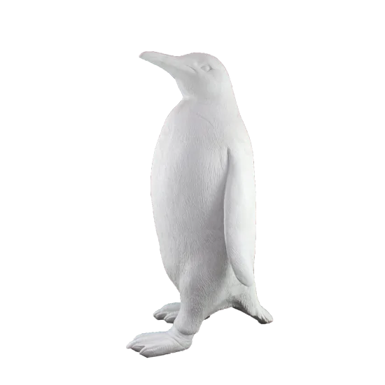 HYK399 Büyük Penguen Ham Polyester Obje HYK399 Büyük Penguen Ham Polyester Obje