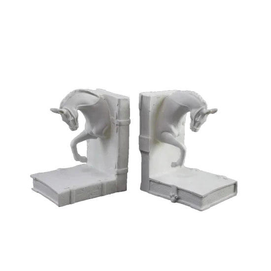 HYK466 Yeni Atlı Kitap Tutucu Ham Polyester Obje HYK466 Yeni Atlı Kitap Tutucu Ham Polyester Obje
