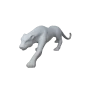HYK935 Dev Fiber Panter Ham Polyester Obje