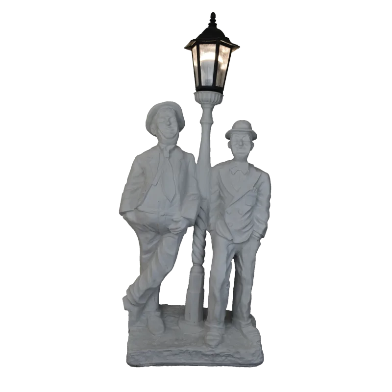 HYK956 Laurel Ve Hardy Ham Polyester Obje