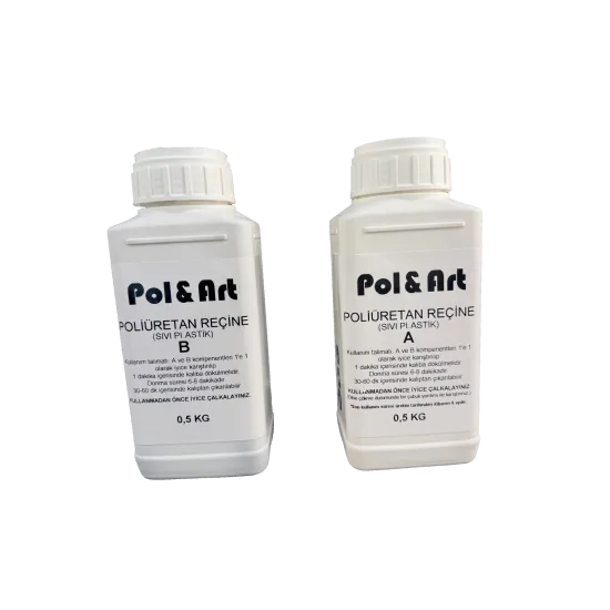 YS13 Poliüretan Döküm Reçinesi Sıvı Plastik 1 Kg (0.5 + 0.5 Kg) Set YS13 Poliüretan Döküm Reçinesi Sıvı Plastik 1 Kg (0.5 + 0.5 Kg) Set