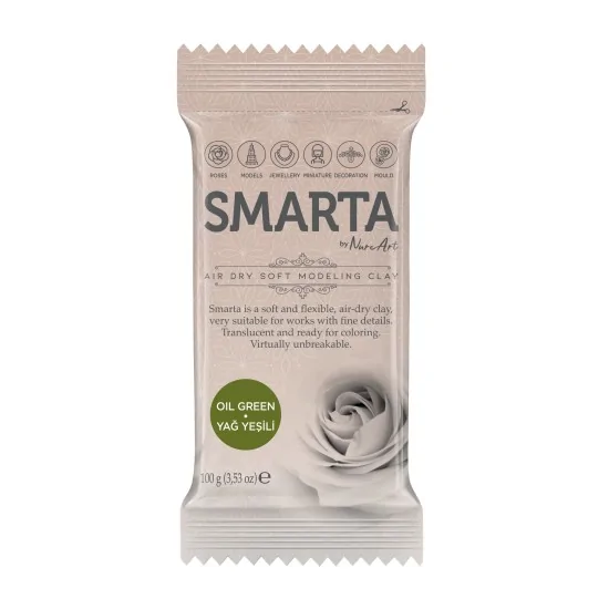 Yağ Yeşil Smarta Modelleme Hamuru 100gr Yağ Yeşil Smarta Modelleme Hamuru 100gr