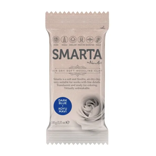 Koyu Mavi Smarta Modelleme Hamuru 100gr Koyu Mavi Smarta Modelleme Hamuru 100gr