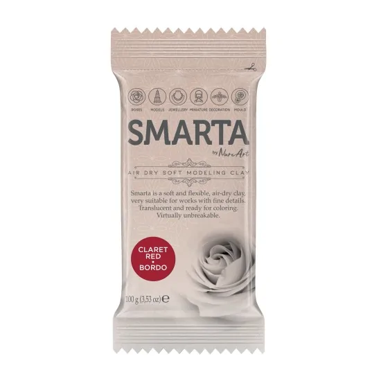 Bordo Smarta Modelleme Hamuru 100gr Bordo Smarta Modelleme Hamuru 100gr