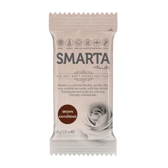 Kahverengi Smarta Modelleme Hamuru 100gr Kahverengi Smarta Modelleme Hamuru 100gr