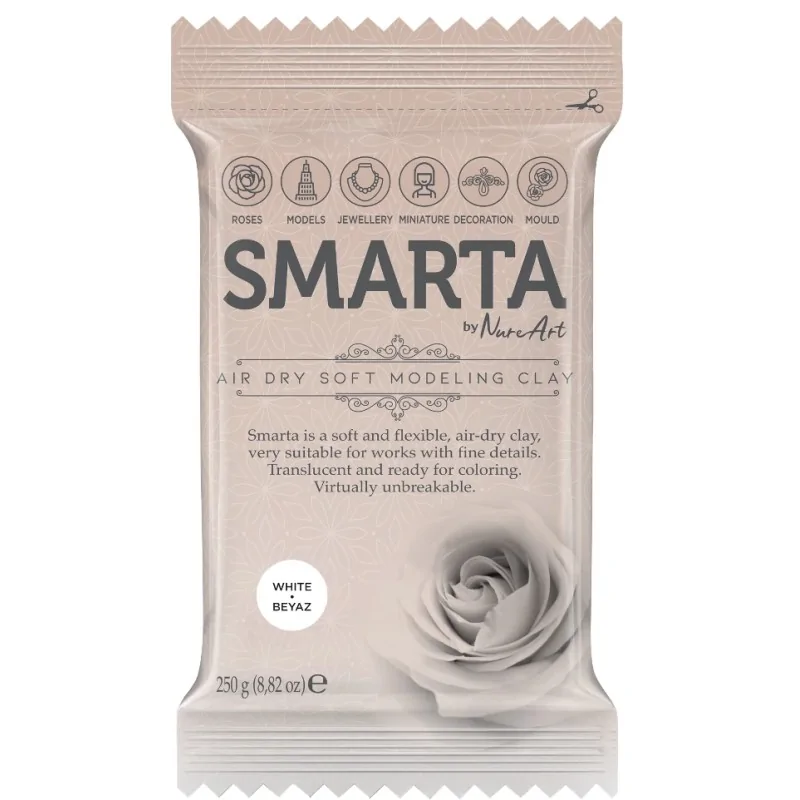Beyaz Smarta Modelleme Hamuru 250gr
