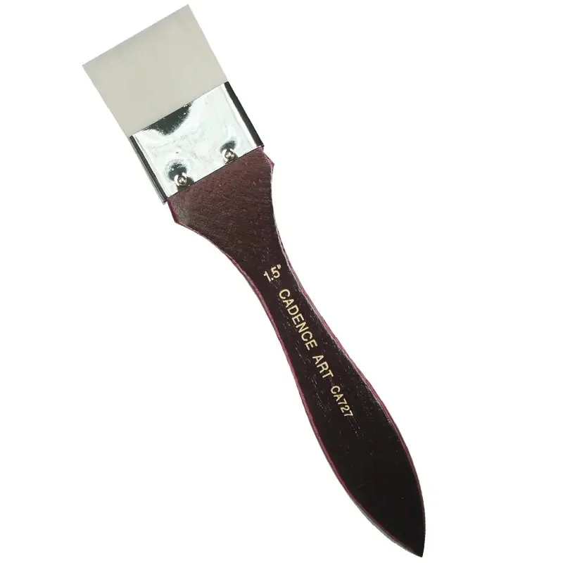 Cadence İpek Uçlu Bordo Zemin Boya Fırçası - CA727 1,5"