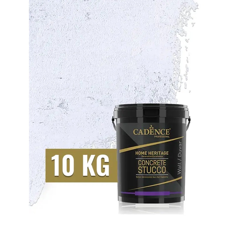 Beyaz İnce Cadence Concrete Stucco Son Kat Beton Kaplama 10KG