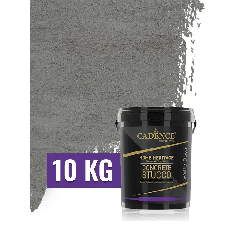 Gri İnce Cadence Concrete Stucco Son Kat Beton Kaplama 10KG