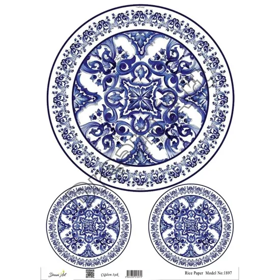 Model 1897 DreamArt Pirinç Dekopaj Kağıdı Model 1897 DreamArt Pirinç Dekopaj Kağıdı