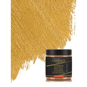 MC104 Altın Metal Chroma Metalik Dokulu Boya Kalın 250ML
