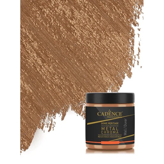 MC106 Bronz Metal Chroma Metalik Dokulu Boya Kalın 250ML MC106 Bronz Metal Chroma Metalik Dokulu Boya Kalın 250ML