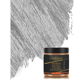 MC108 Gümüş Metal Chroma Metalik Dokulu Boya Kalın 250ML