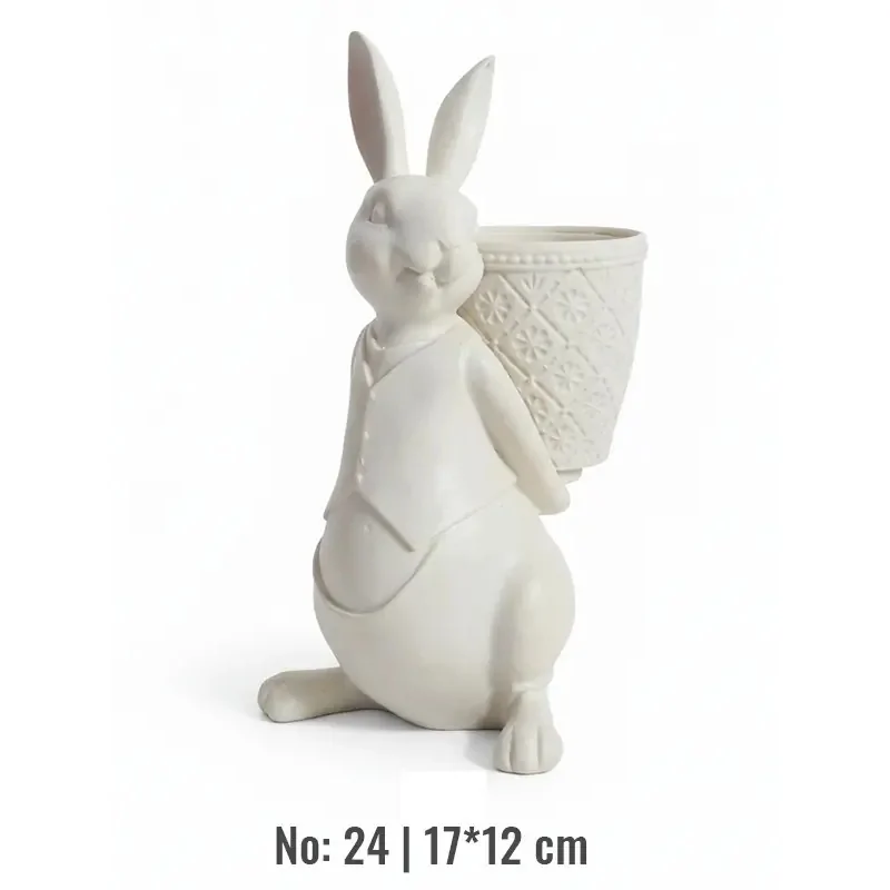 Violette Ham Polyester Tavşan Obje No:24 (17x12 cm)