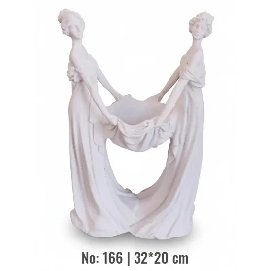 Violette Ham Polyester İki Kadın Obje No:166 (32x20 cm)