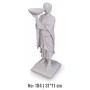 Violette Ham Polyester Kase Taşıyan Kız Obje No:184 (31x11 cm)