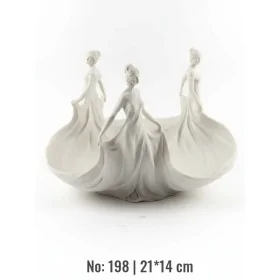 Violette Ham Polyester Üç kadın Kase Obje No:198 (21x14 cm)