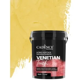 VT04 Açık Sarı Venetian Touch Mermer Dokulu Dekoratif Sıva Kaplama 3KG