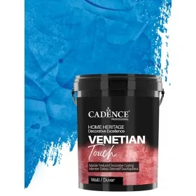 VT11 Royal Mavi Venetian Touch Mermer Dokulu Dekoratif Sıva Kaplama 3KG