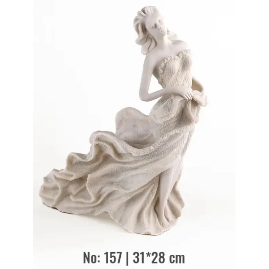 Violette Ham Polyester Kadın Model Şaraplık Obje No:157 (31x28 cm)