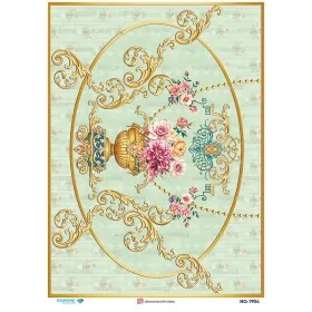 7934 Diamond Pirinç Dekopaj Kağıdı 30x42cm