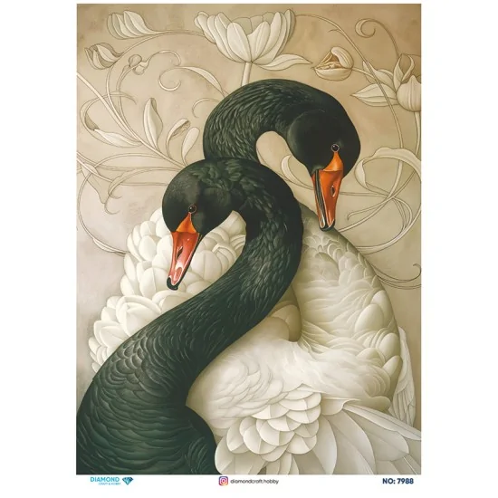 7988 Diamond Pirinç Dekopaj Kağıdı 30x42cm