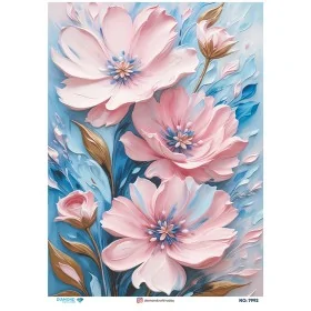 7992 Diamond Pirinç Dekopaj Kağıdı 30x42cm