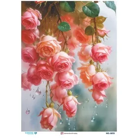 8013 Diamond Pirinç Dekopaj Kağıdı 30x42cm