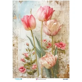 8017 Diamond Pirinç Dekopaj Kağıdı 30x42cm
