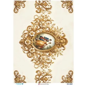 8025 Diamond Pirinç Dekopaj Kağıdı 30x42cm