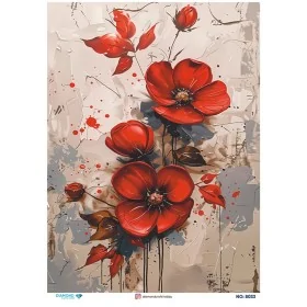 8033 Diamond Pirinç Dekopaj Kağıdı 30x42cm