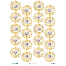 8042 Diamond Pirinç Dekopaj Kağıdı 30x42cm